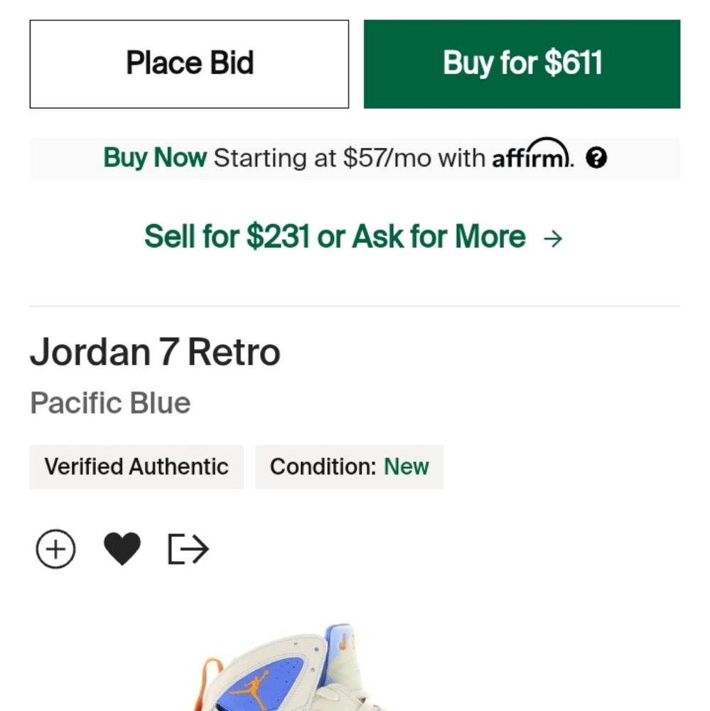 Jordan 7 retro - Picture 13 of 14